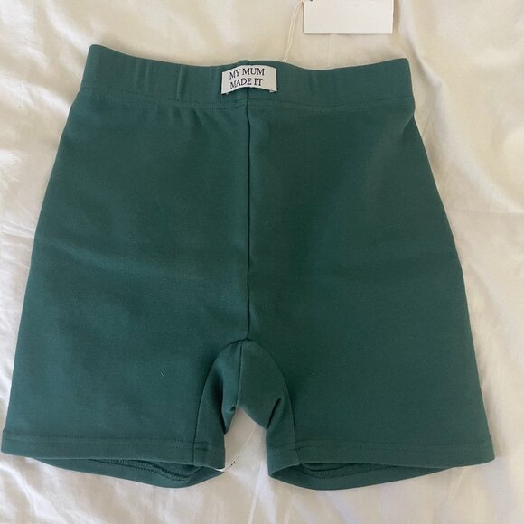 My Mum Made It Dark Green Shorts, size XS-S NWT - Picture 1 of 3